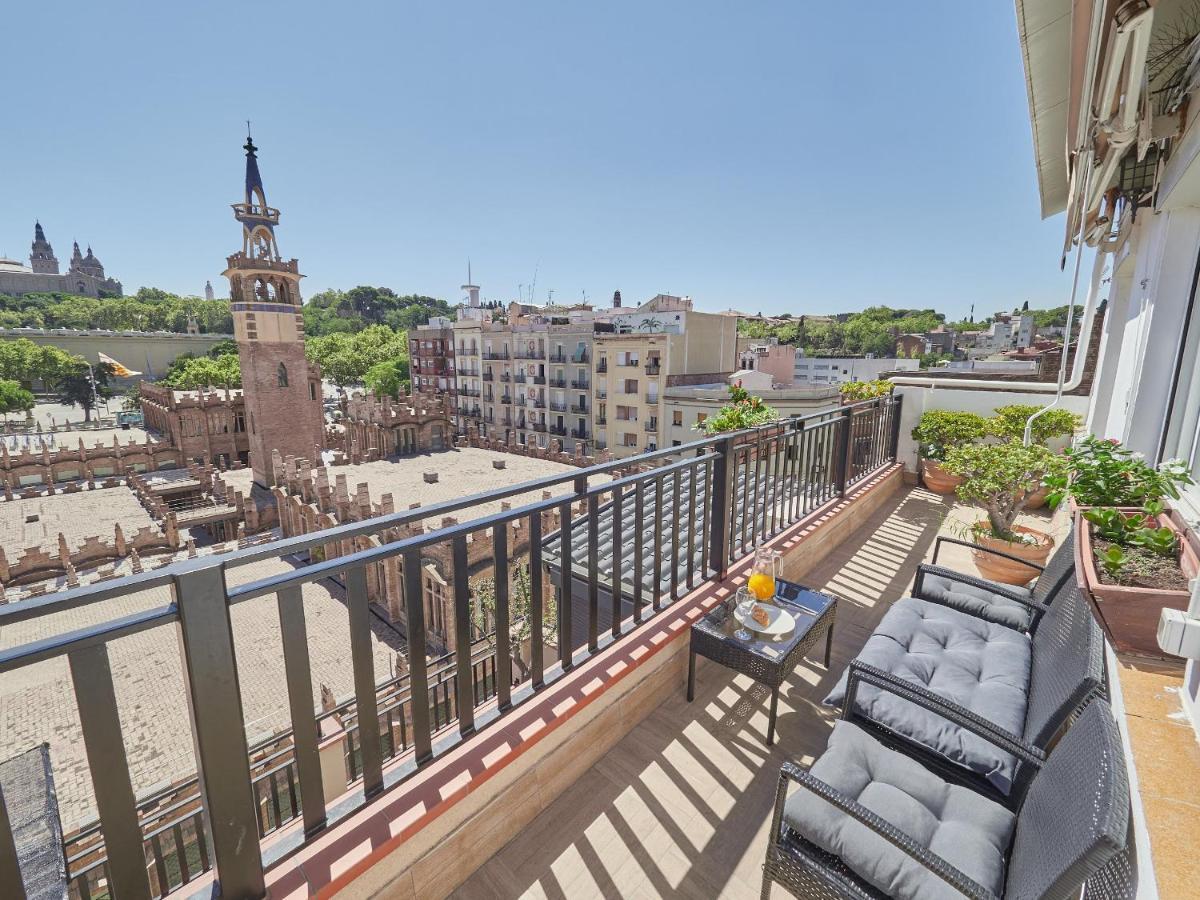 Unique Cozy Scenic Penthouse Apartman Barcelona Kültér fotó
