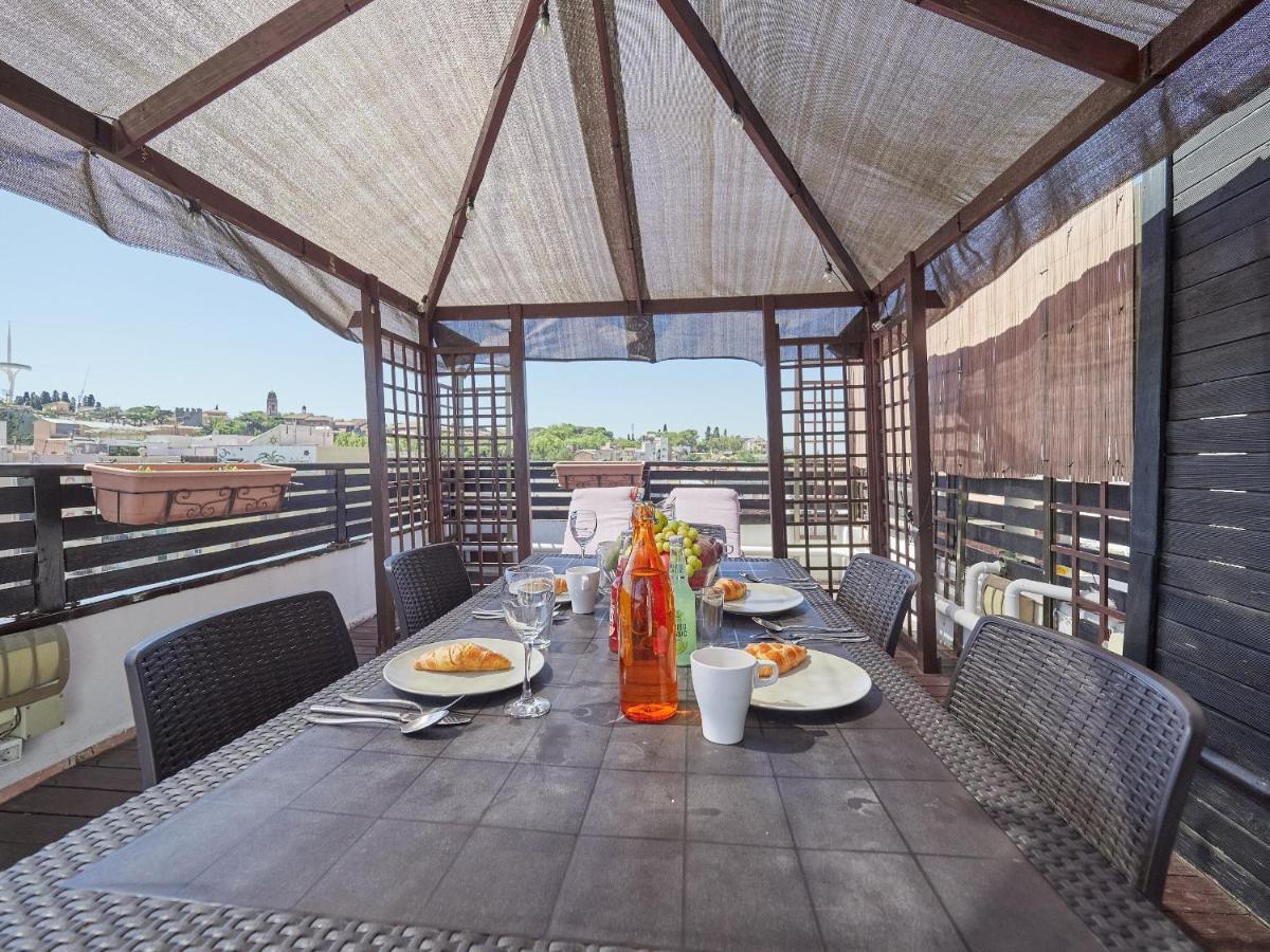 Unique Cozy Scenic Penthouse Apartman Barcelona Kültér fotó