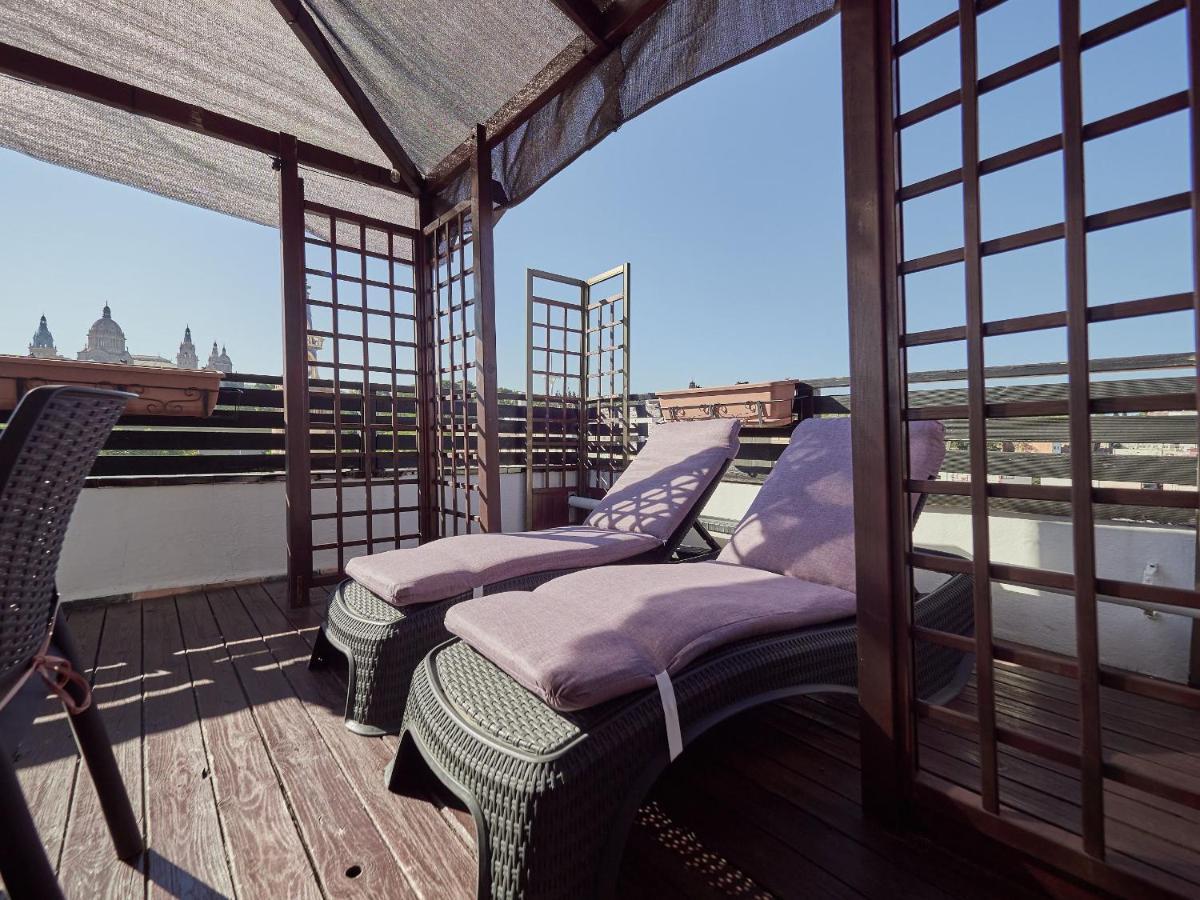 Unique Cozy Scenic Penthouse Apartman Barcelona Kültér fotó