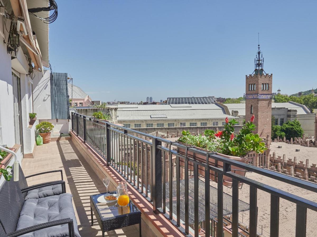 Unique Cozy Scenic Penthouse Apartman Barcelona Kültér fotó