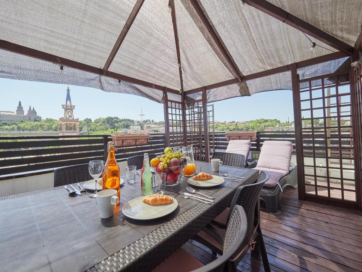 Unique Cozy Scenic Penthouse Apartman Barcelona Kültér fotó