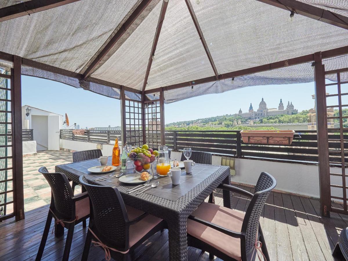 Unique Cozy Scenic Penthouse Apartman Barcelona Kültér fotó