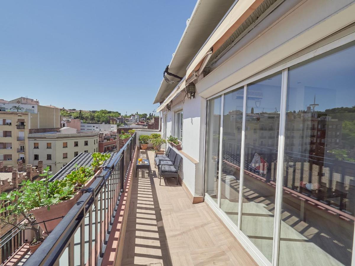 Unique Cozy Scenic Penthouse Apartman Barcelona Kültér fotó